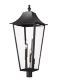 Z-LITE GANNON OUTDOOR POST MOUNT FIXTURE | 5008PHXXLR-BK - Post