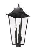 Z-LITE GANNON OUTDOOR POST MOUNT FIXTURE | 5008PHXXLS-BK - Post