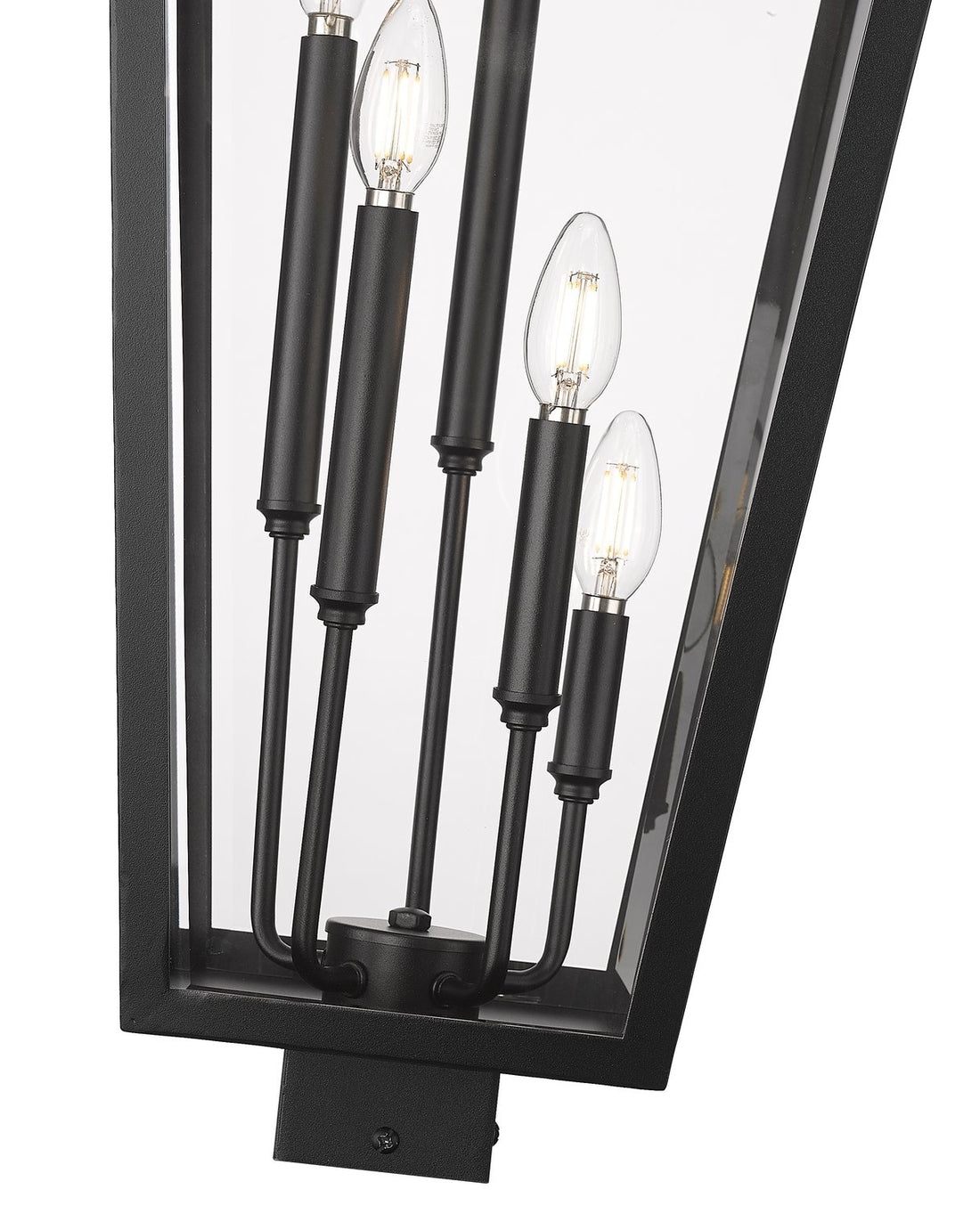 Z-LITE GANNON OUTDOOR POST MOUNT FIXTURE | 5008PHXXLS-BK - Post