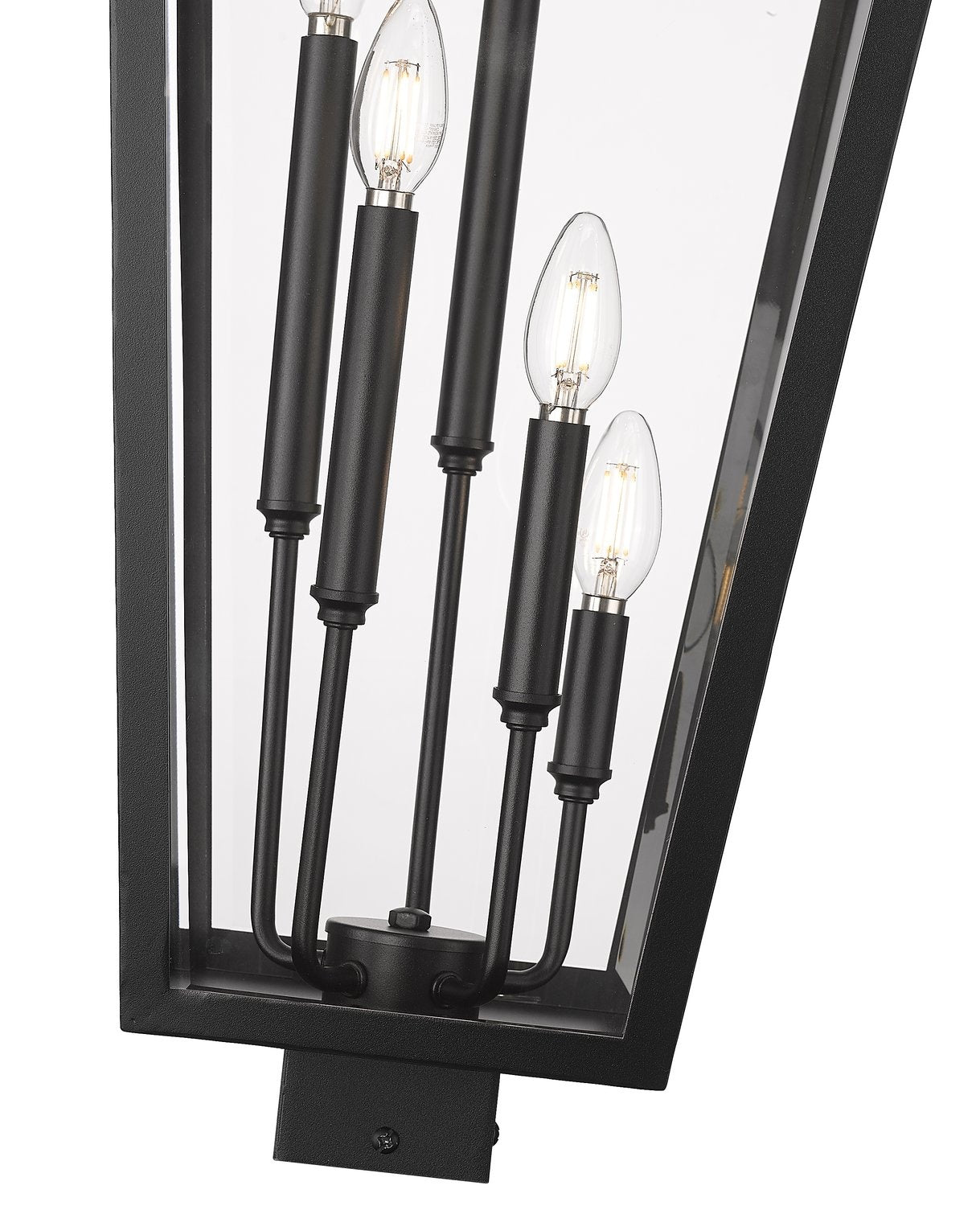 Z-LITE GANNON OUTDOOR POST MOUNT FIXTURE | 5008PHXXLS-BK - Post