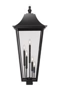 Z-LITE GANNON OUTDOOR POST MOUNT FIXTURE | 5008PHXXLS-BK - Post