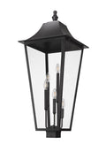 Z-LITE GANNON OUTDOOR POST MOUNT FIXTURE | 5008PHXXLS-BK - Post