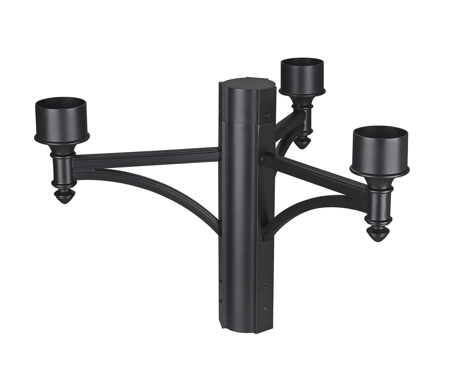 Z-LITE OUTDOOR OUTDOOR POSTS + HARDWARE | 501-3BK - Post