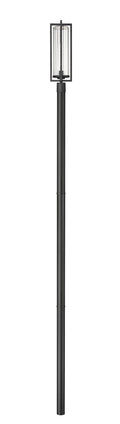Z-LITE AURA OUTDOOR POST MOUNTED FIXTURE | 5013PHBR-5009P120-BK - Post