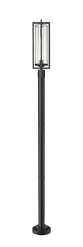 Z-LITE AURA OUTDOOR POST MOUNTED FIXTURE | 5013PHBR-5012P-BK - Post
