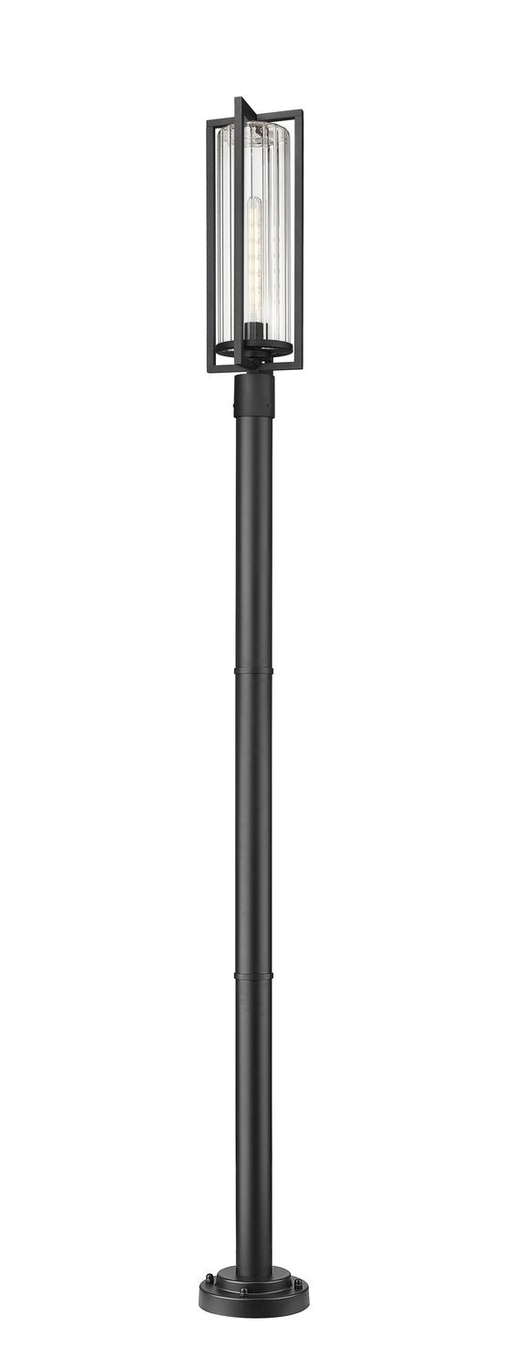 Z-LITE AURA OUTDOOR POST MOUNTED FIXTURE | 5013PHBR-5012P-BK - Post