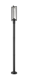 Z-LITE AURA OUTDOOR POST MOUNTED FIXTURE | 5013PHBR-5012P-BK - Post