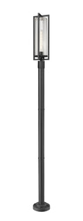 Z-LITE AURA OUTDOOR POST MOUNTED FIXTURE | 5013PHBR-567P-BK - Post