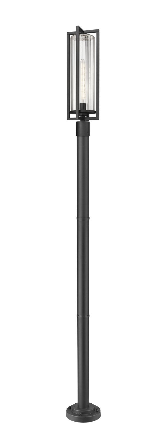 Z-LITE AURA OUTDOOR POST MOUNTED FIXTURE | 5013PHBR-567P-BK - Post