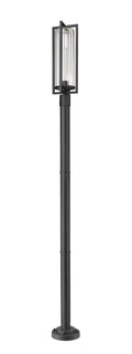 Z-LITE AURA OUTDOOR POST MOUNTED FIXTURE | 5013PHBR-567P-BK - Post