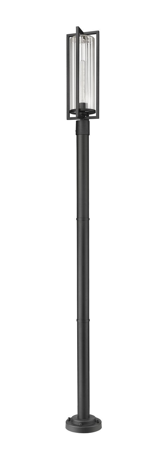 Z-LITE AURA OUTDOOR POST MOUNTED FIXTURE | 5013PHBR-567P-BK - Post