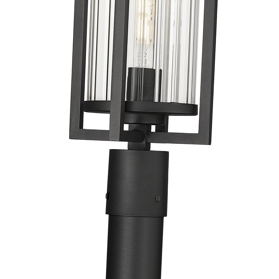 Z-LITE AURA OUTDOOR POST MOUNTED FIXTURE | 5013PHBR-567P-BK - Post
