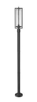 Z-LITE AURA OUTDOOR POST MOUNTED FIXTURE | 5013PHBR-567P-BK - Post
