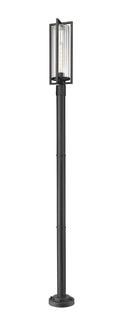 Z-LITE AURA OUTDOOR POST MOUNTED FIXTURE | 5013PHBR-567P-BK - Post
