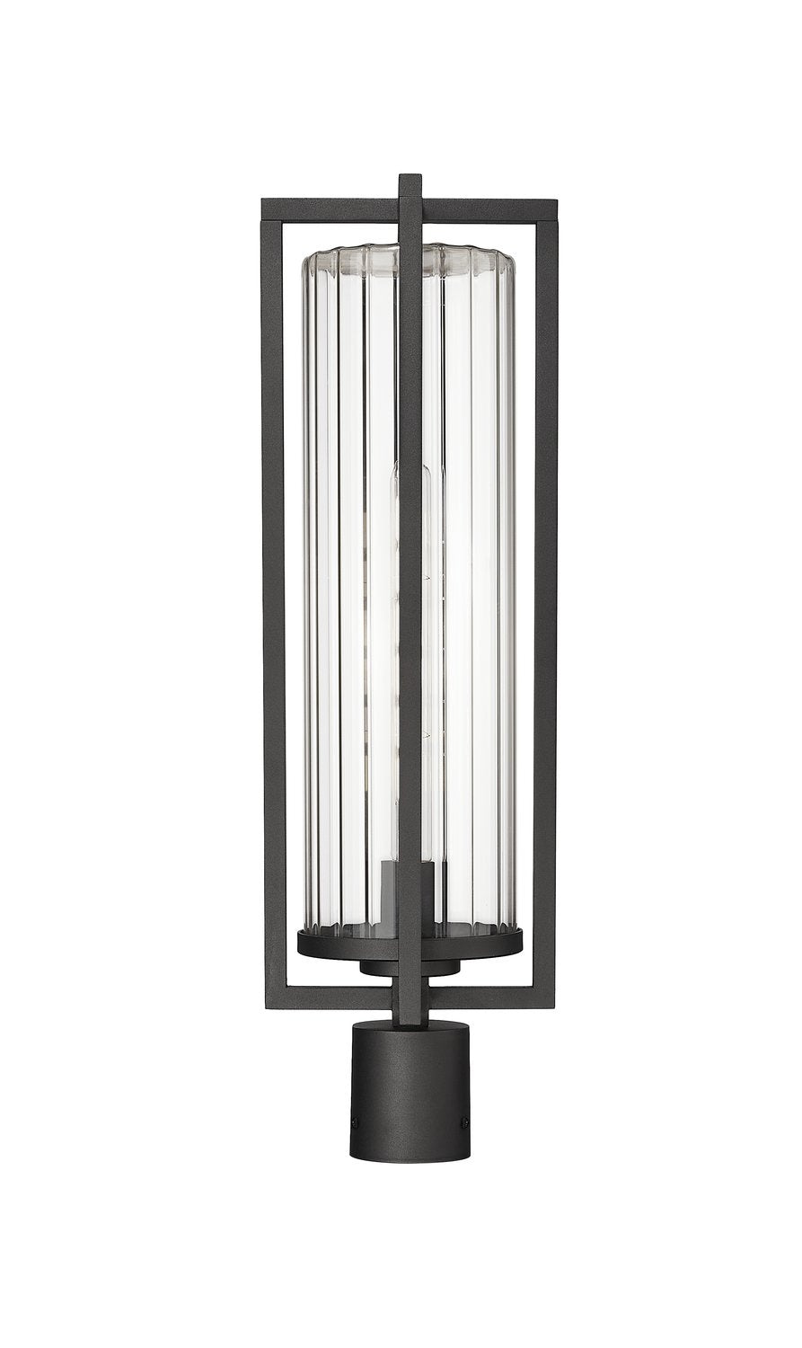 Z-LITE AURA OUTDOOR POST MOUNT FIXTURE | 5013PHBR-BK - Post