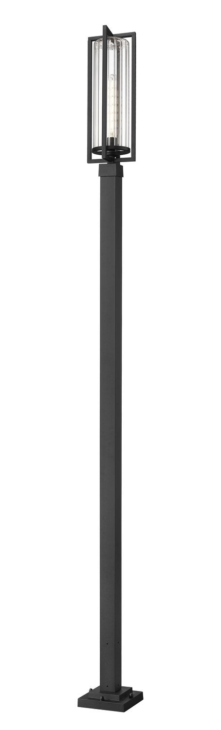 Z-LITE AURA OUTDOOR POST MOUNTED FIXTURE | 5013PHBS-536P-BK - Post