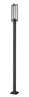 Z-LITE AURA OUTDOOR POST MOUNTED FIXTURE | 5013PHBS-536P-BK - Post