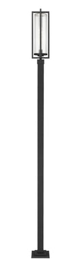 Z-LITE AURA OUTDOOR POST MOUNTED FIXTURE | 5013PHBS-536P-BK - Post