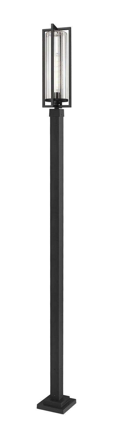 Z-LITE AURA OUTDOOR POST MOUNTED FIXTURE | 5013PHBS-536P-BK - Post