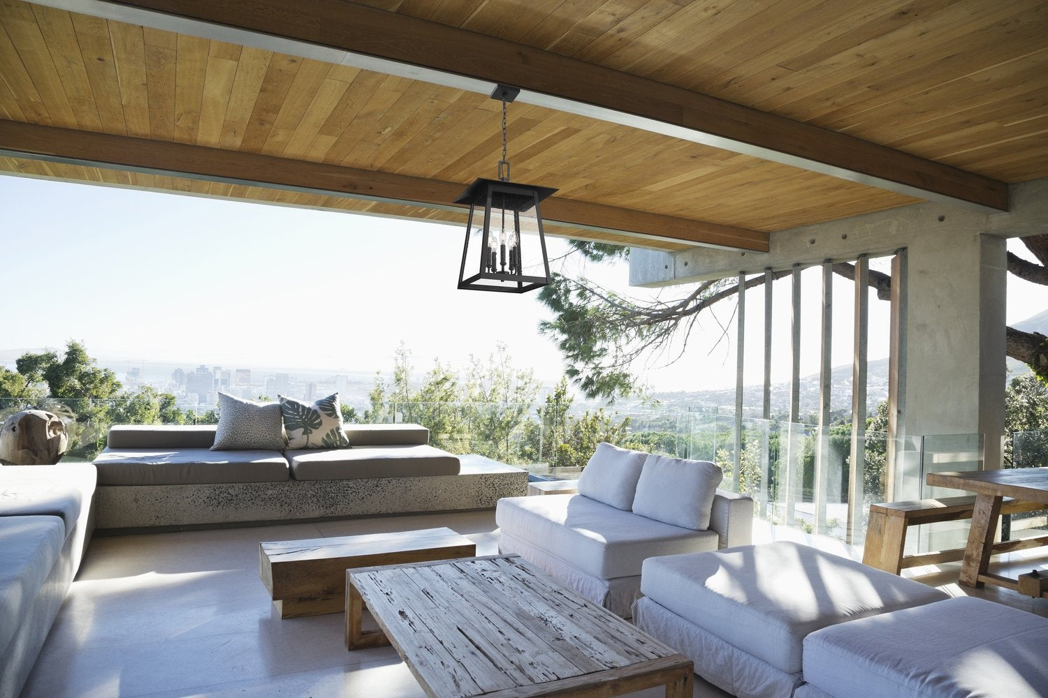 Z-LITE, RAINER OUTDOOR CHAIN MOUNT CEILING FIXTURE, OUTDOOR CEILING LIGHT