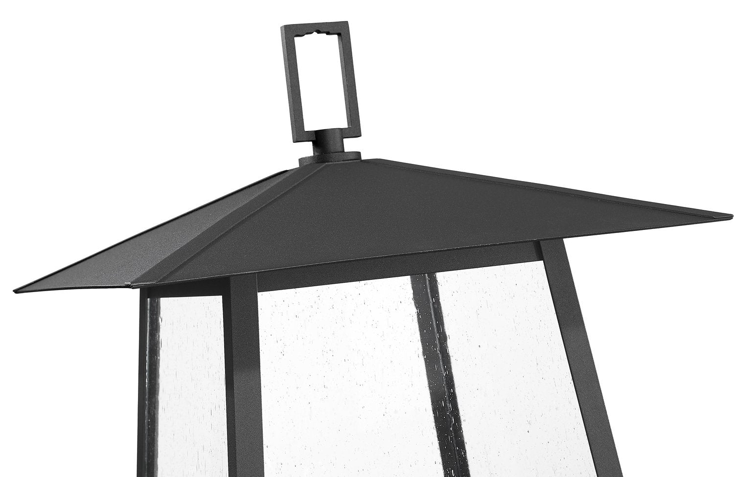 Z-LITE RAINER 4 LIGHT OUTDOOR POST MOUNTED FIXTURE | 5015PHBR-5012P-BK - Post