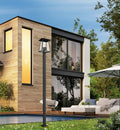 Z-LITE RAINER 4 LIGHT OUTDOOR POST MOUNTED FIXTURE | 5015PHBS-536P-BK - Post