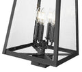 Z-LITE RAINER OUTDOOR POST MOUNT FIXTURE | 5015PHBS-BK - Post