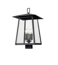 Z-LITE RAINER OUTDOOR POST MOUNT FIXTURE | 5015PHBS-BK - Post