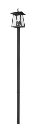 Z-LITE RAINER 5 LIGHT OUTDOOR POST MOUNTED FIXTURE | 5015PHXLR-5009P120-B - Post
