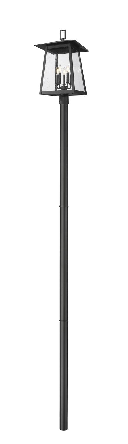 Z-LITE RAINER 5 LIGHT OUTDOOR POST MOUNTED FIXTURE | 5015PHXLR-5009P120-B - Post