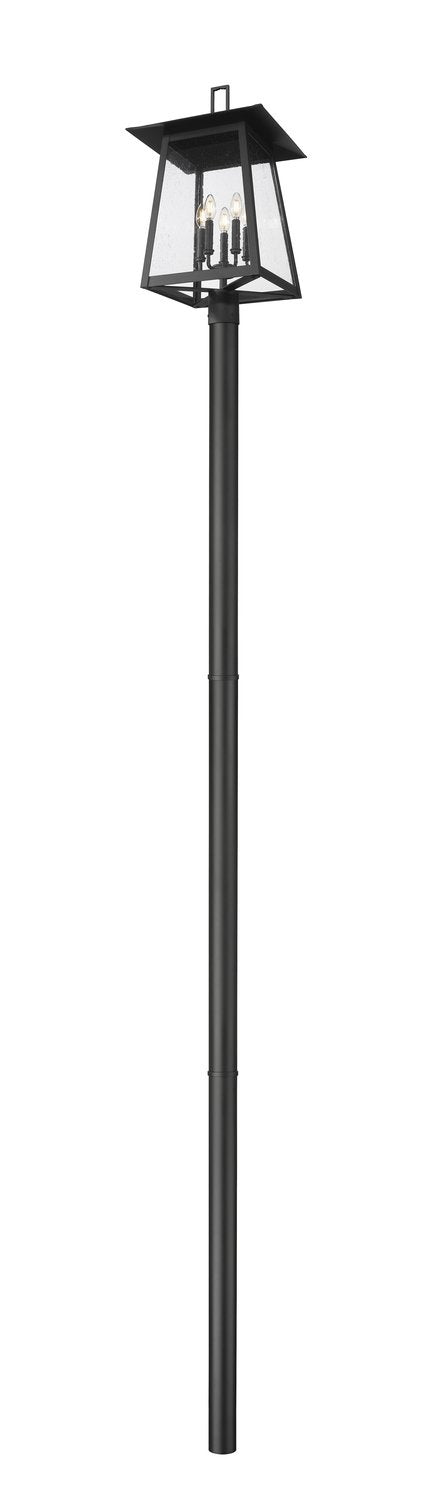 Z-LITE RAINER 5 LIGHT OUTDOOR POST MOUNTED FIXTURE | 5015PHXLR-5009P120-B - Post