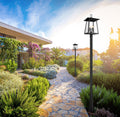 Z-LITE RAINER 5 LIGHT OUTDOOR POST MOUNTED FIXTURE | 5015PHXLR-519P-BK - Post