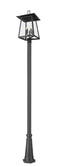 Z-LITE RAINER 5 LIGHT OUTDOOR POST MOUNTED FIXTURE | 5015PHXLR-519P-BK - Post