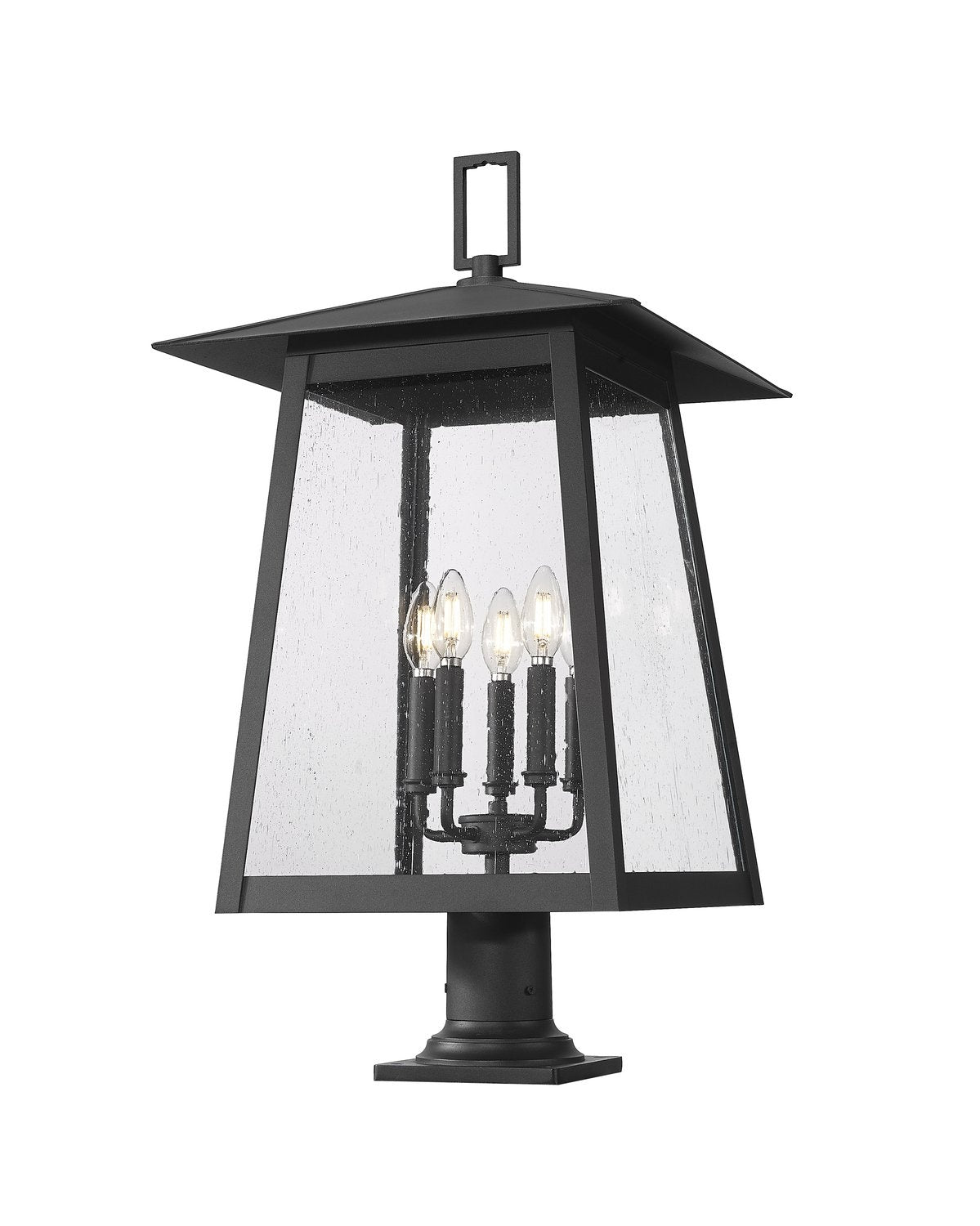 Z-LITE RAINER OUTDOOR PIER MOUNTED FIXTURE | 5015PHXLR-533PM-BK