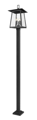 Z-LITE RAINER 5 LIGHT OUTDOOR POST MOUNTED FIXTURE | 5015PHXLS-536P-BK - Post
