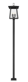 Z-LITE RAINER 5 LIGHT OUTDOOR POST MOUNTED FIXTURE | 5015PHXLS-536P-BK - Post