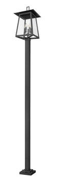 Z-LITE RAINER 5 LIGHT OUTDOOR POST MOUNTED FIXTURE | 5015PHXLS-536P-BK - Post