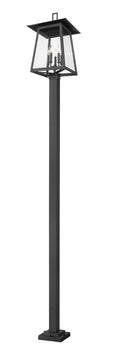 Z-LITE RAINER 5 LIGHT OUTDOOR POST MOUNTED FIXTURE | 5015PHXLS-536P-BK - Post