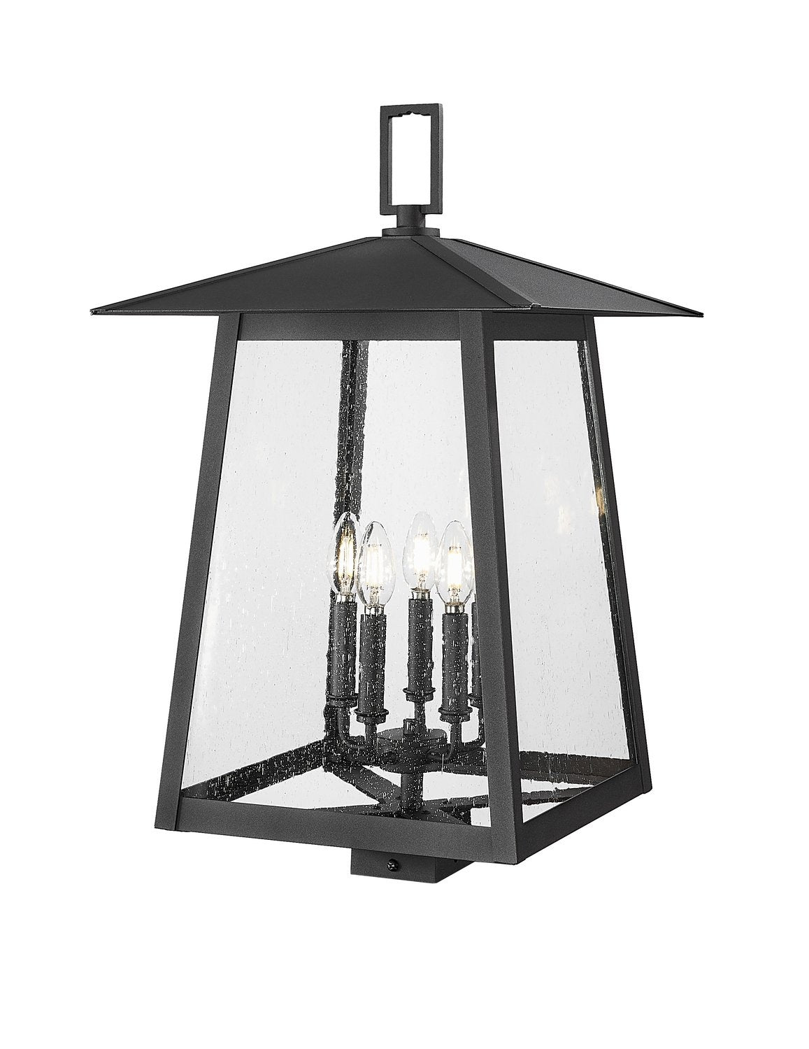 Z-LITE RAINER OUTDOOR POST MOUNT FIXTURE | 5015PHXLS-BK - Post