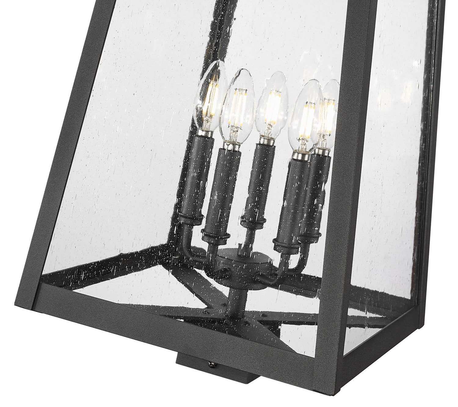 Z-LITE RAINER OUTDOOR POST MOUNT FIXTURE | 5015PHXLS-BK - Post