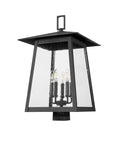Z-LITE RAINER OUTDOOR POST MOUNT FIXTURE | 5015PHXLS-BK - Post