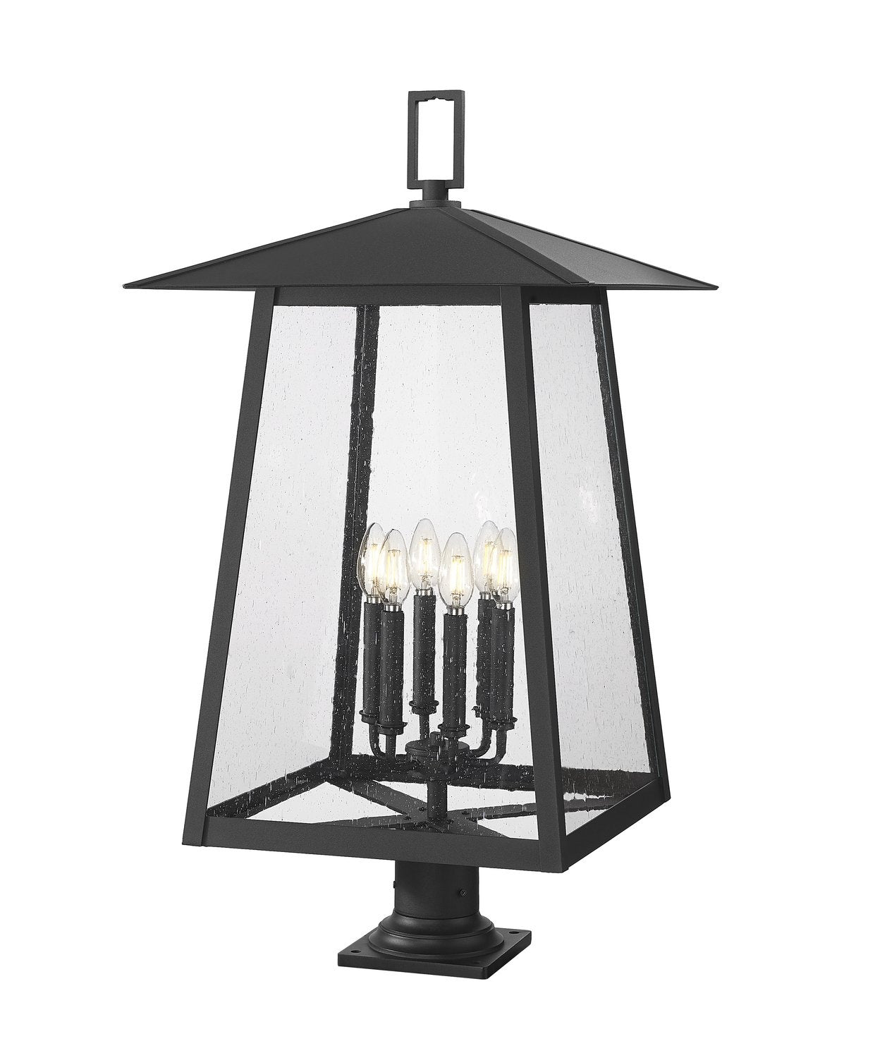Z-LITE RAINER OUTDOOR PIER MOUNTED FIXTURE | 5015PHXXLR-533PM-BK
