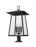 Z-LITE RAINER OUTDOOR PIER MOUNTED FIXTURE | 5015PHXXLR-533PM-BK