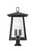 Z-LITE RAINER OUTDOOR PIER MOUNTED FIXTURE | 5015PHXXLR-533PM-BK