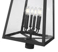 Z-LITE RAINER OUTDOOR POST MOUNT FIXTURE | 5015PHXXLR-BK - Post