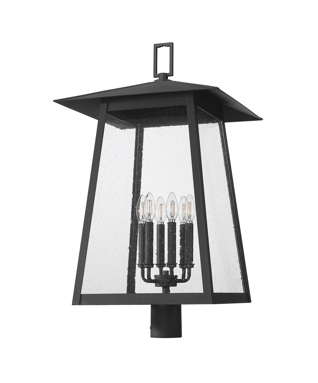 Z-LITE RAINER OUTDOOR POST MOUNT FIXTURE | 5015PHXXLR-BK - Post