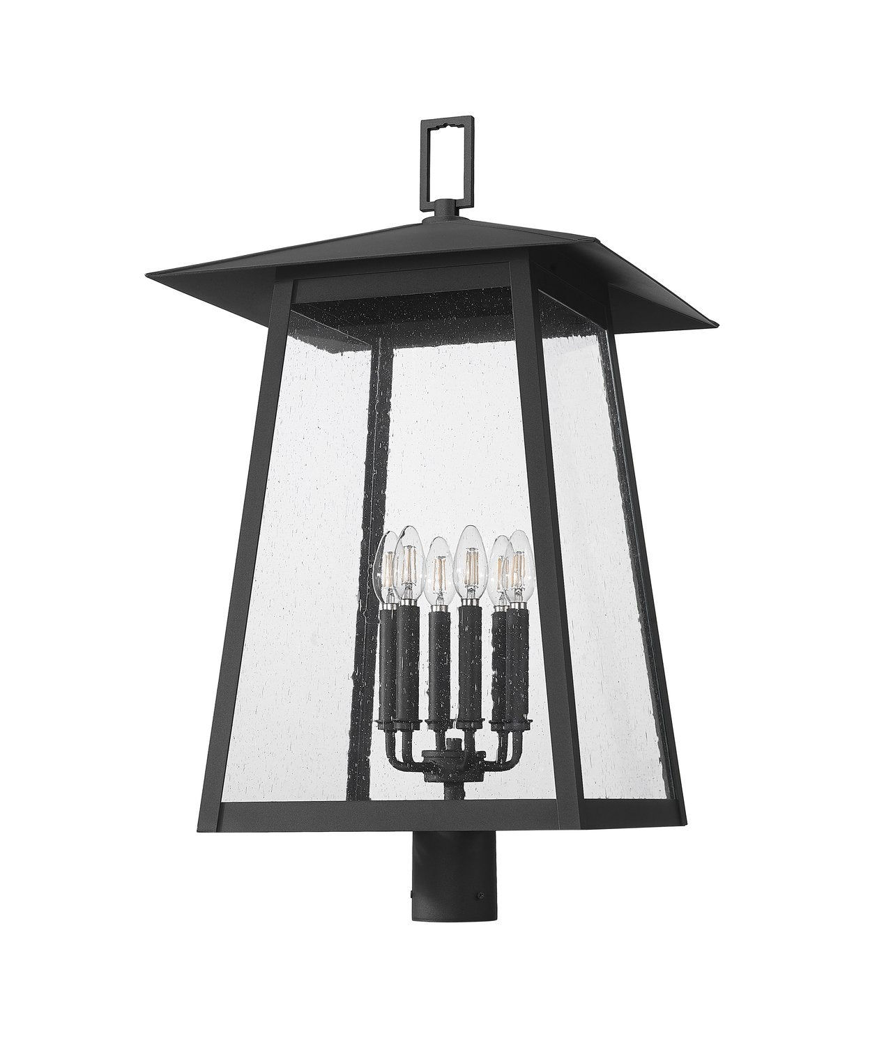 Z-LITE RAINER OUTDOOR POST MOUNT FIXTURE | 5015PHXXLR-BK - Post