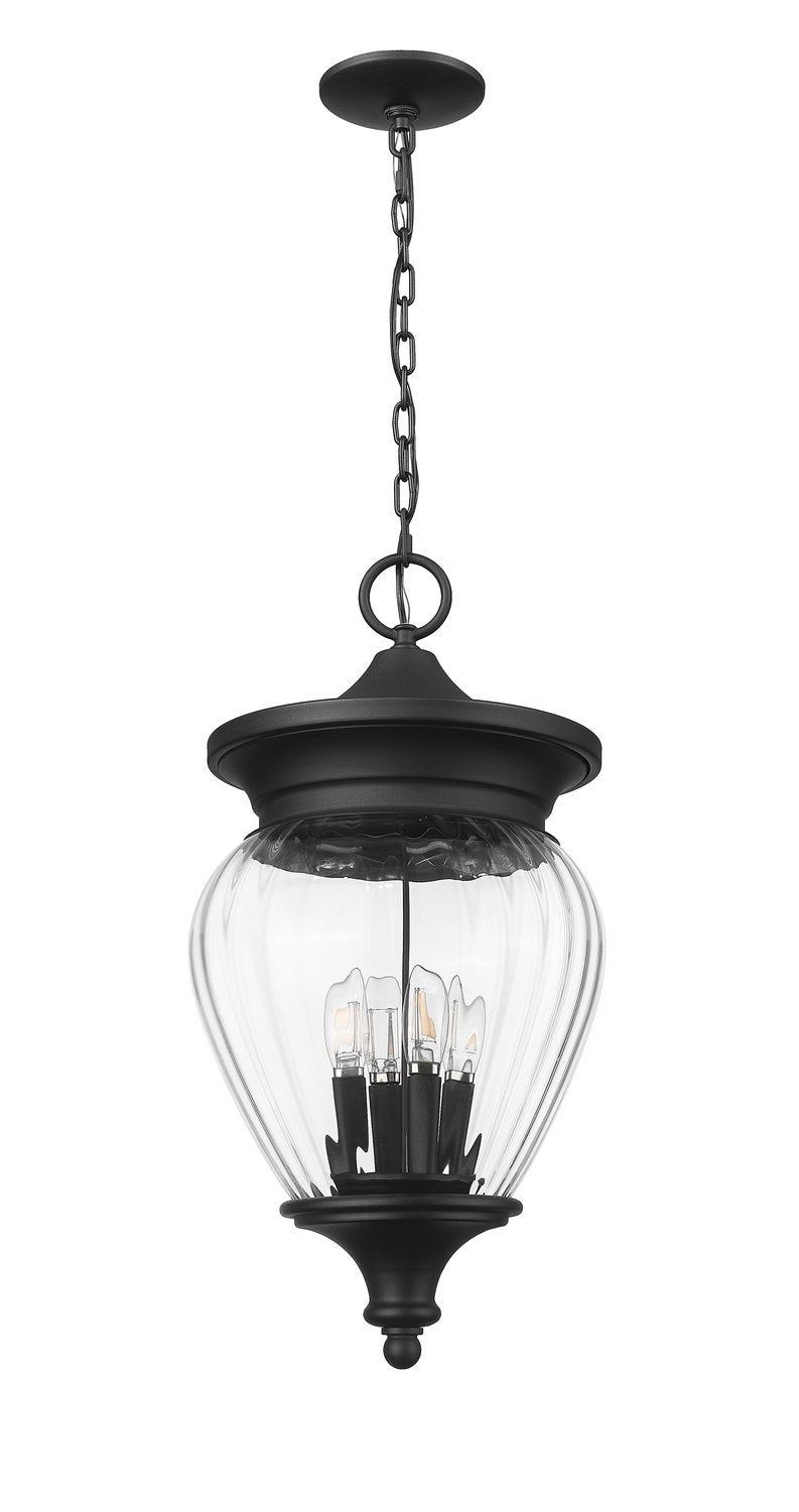 Z-LITE, DAVINA OUTDOOR CHAIN MOUNT CEILING FIXTURE, OUTDOOR CEILING LIGHTS