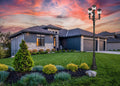 Z-LITE DAVINA 3 LIGHT OUTDOOR POST MOUNTED FIXTURE | 5016PHMR-4-564P-BK - Post