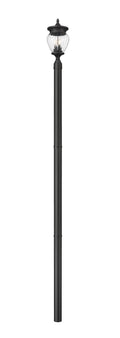 Z-LITE DAVINA 3 LIGHT OUTDOOR POST MOUNTED FIXTURE | 5016PHMR-5009P96-BK - Post
